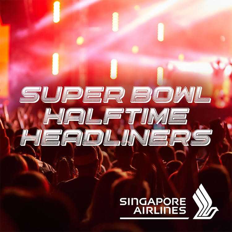 Super Bowl Halftime Headliners​