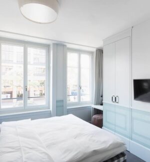 Hotel Helvetia bedroom city guide Zurich SilverKris