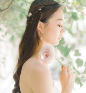 girl flower photography