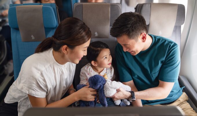 family travel on SIA silverkris