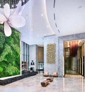 Lobby of Carlton City Hotel Singapore