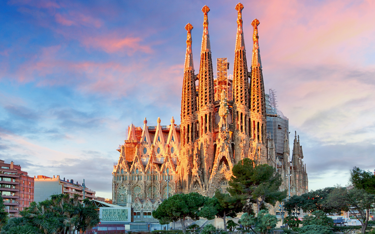 Sagrada Familia basilica in Barcelona