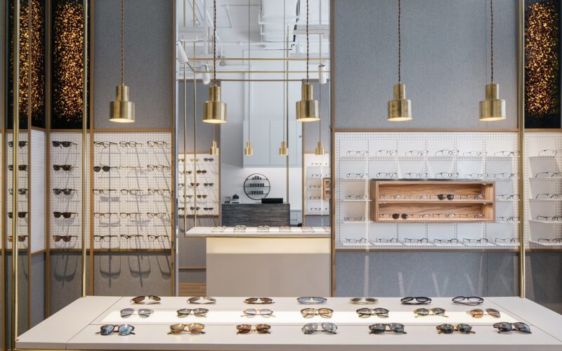 O+ Eyewear store front