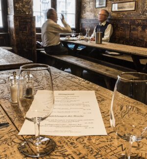 Wining and dining room at Oepfelchammer.