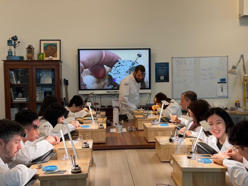 IHT Swiss Watch Atelier is a boutique watchmaking studio that focuses on preserving the tradition of Swiss mechanical watchmaking