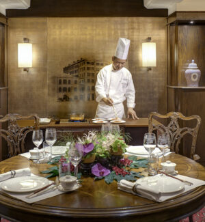 chef table restaurant oriental