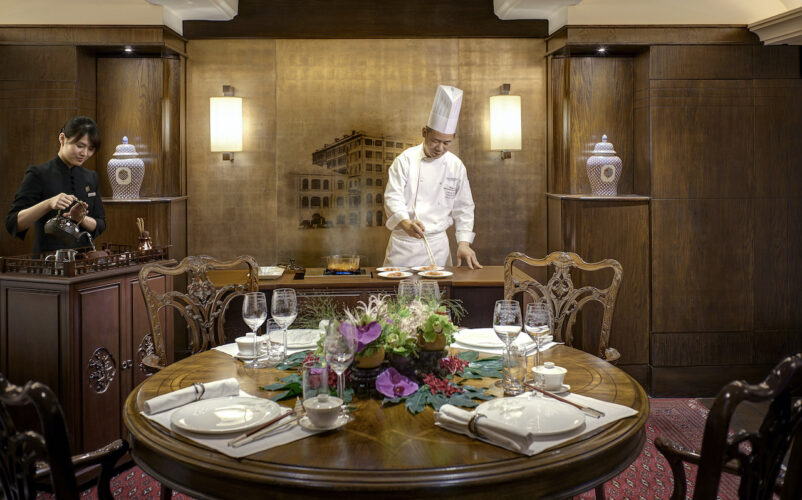 chef table restaurant oriental