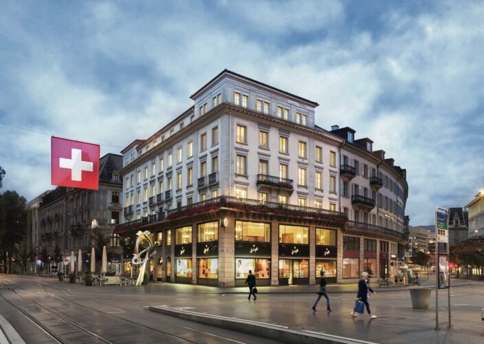 Sprungli store facade City Guide Silverkris