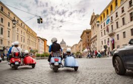 Vespa sidecar tours Rome city guide Silverkris