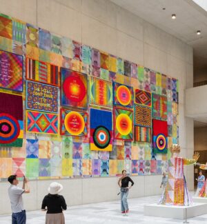 Visitors viewing artworks on display at Kunsthaus Z&uuml;rich, Switzerland&rsquo;s largest art museum.