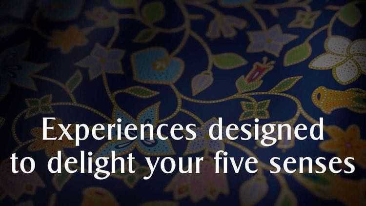 Experiences designed to delight your five senses