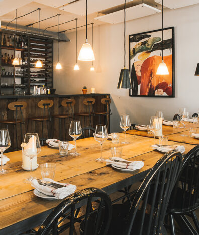 Dining area at Carousel.