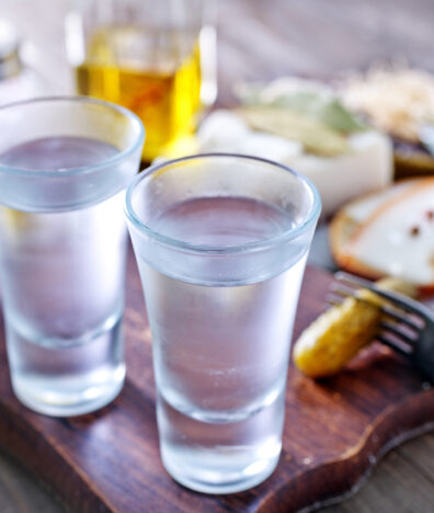 Vodka shots
